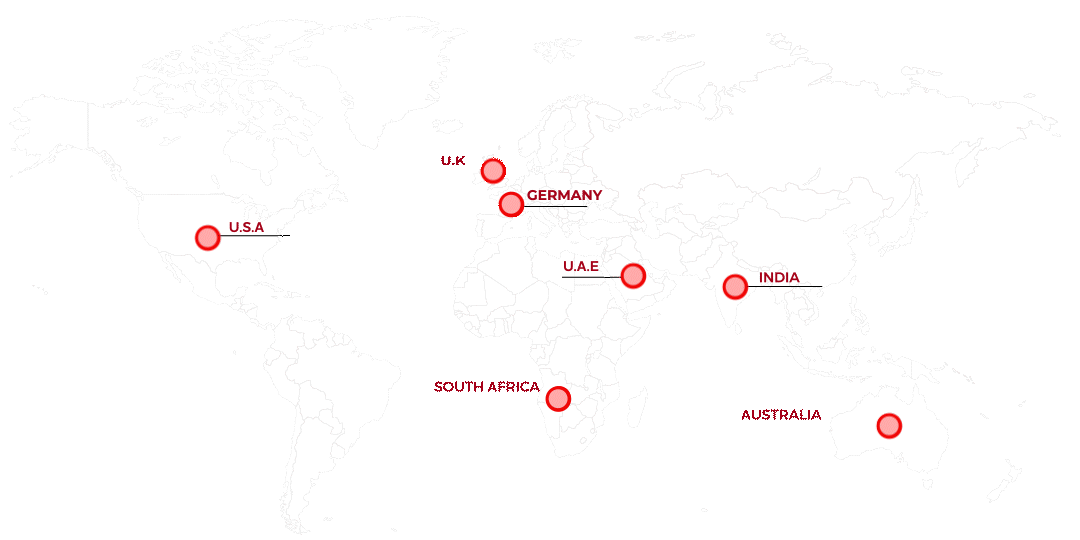 Roto Energy Global Presence Map